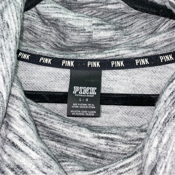 VS PINK Cowl Neck Sweatshirt - Picture 5 of 6